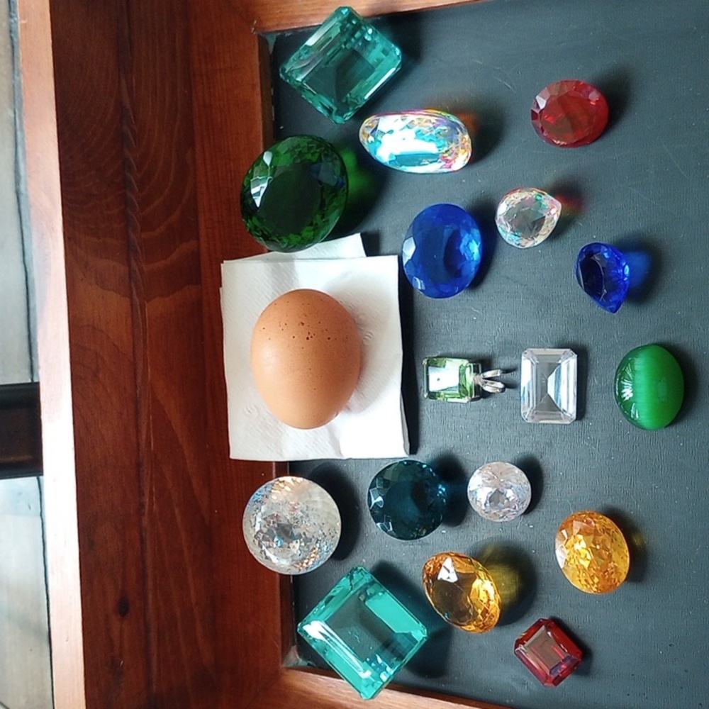 17 LOOSE GEMSTONES; 450 -CARAT to 50-CARAT, EACH! LAB - CREATED; ASSORTED COLORS - Picture 4 of 4